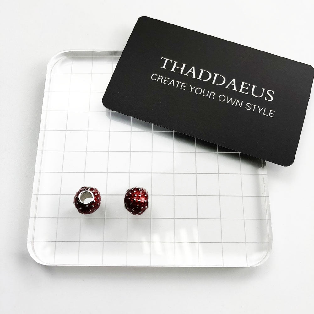 Sweeten Your Style: Strawberry 925 Sterling Silver Charm