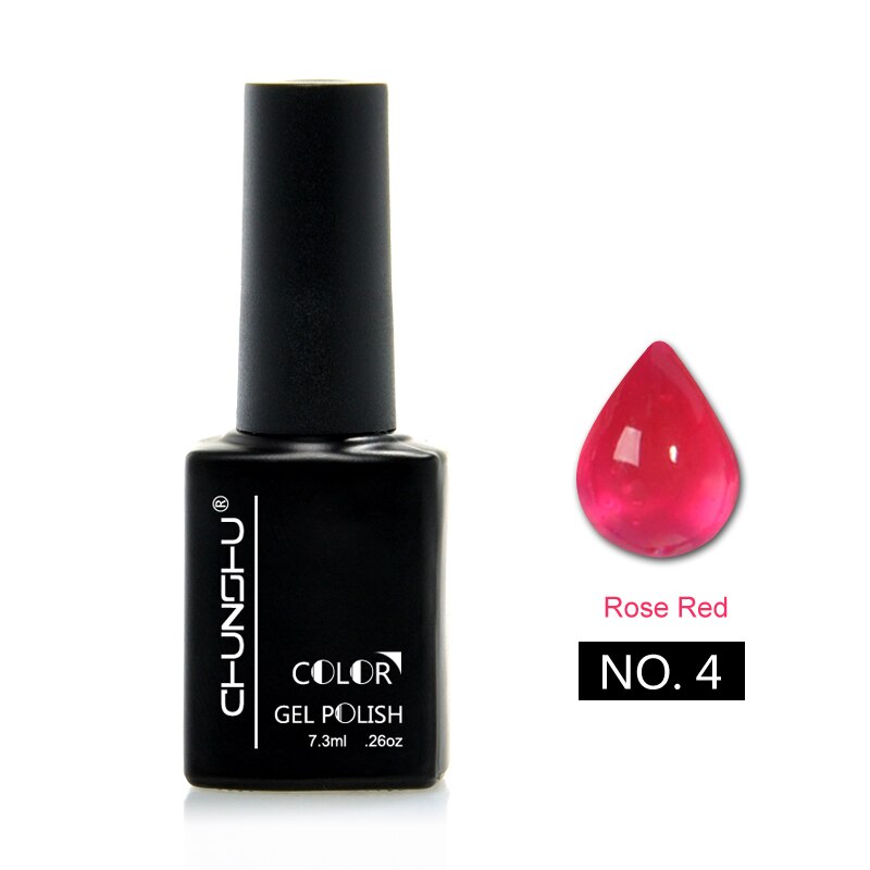 Translucent Colored Gel Nail Enamel