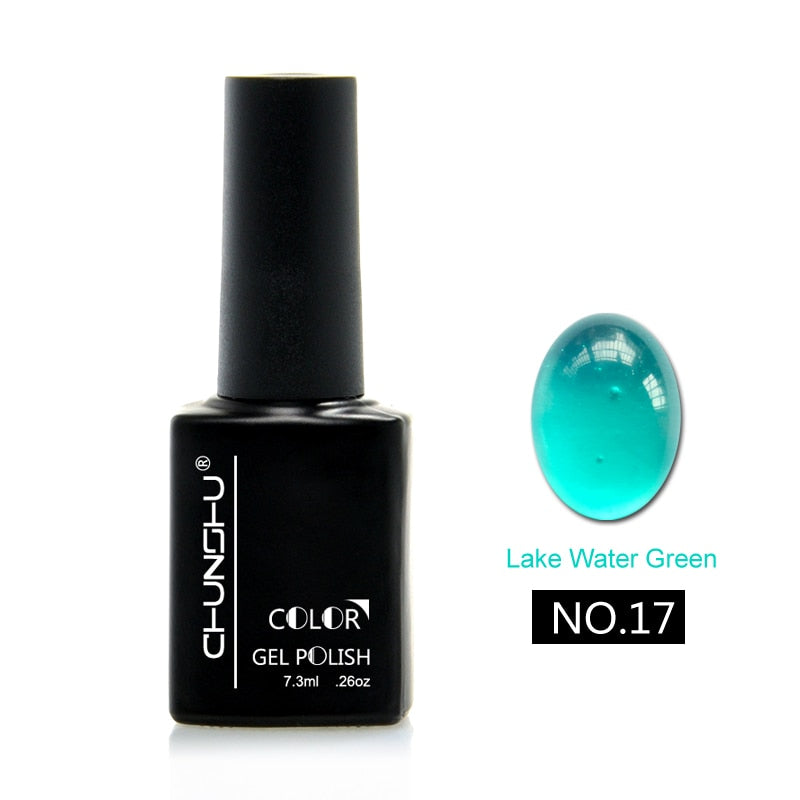 Translucent Colored Gel Nail Enamel