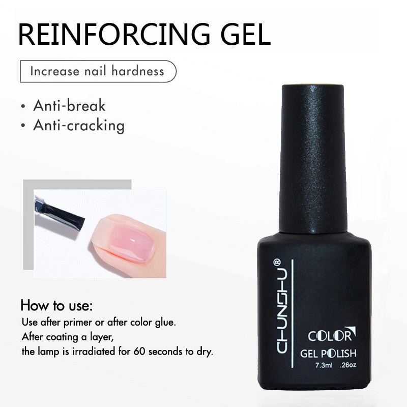 Translucent Colored Gel Nail Enamel