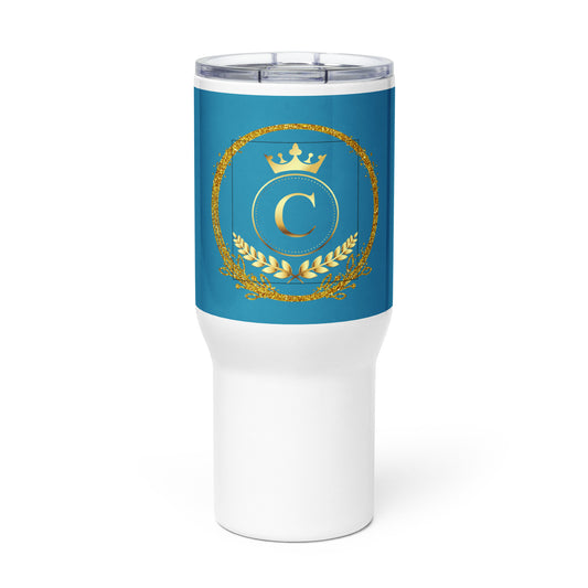 "C" Travel Mug Blue