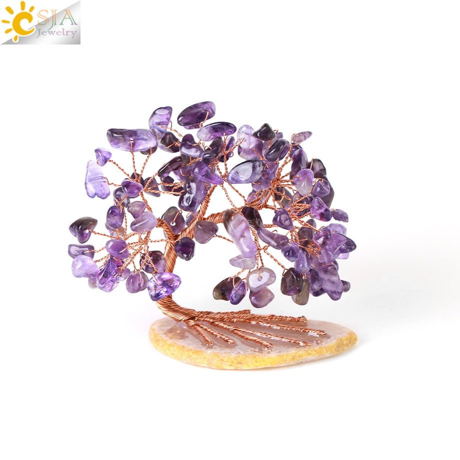 7 Chakra Natural Crystal Tree