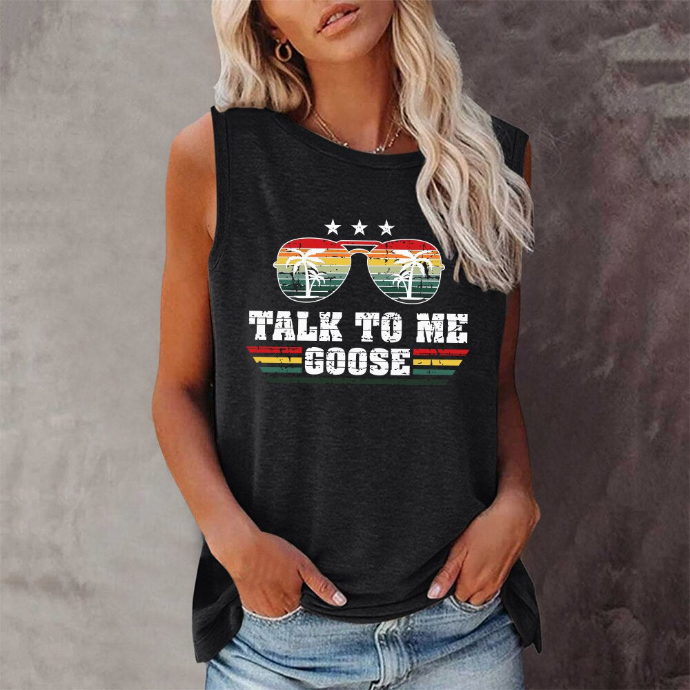 "Talk To Me Goose"  Women's Casual Shirt