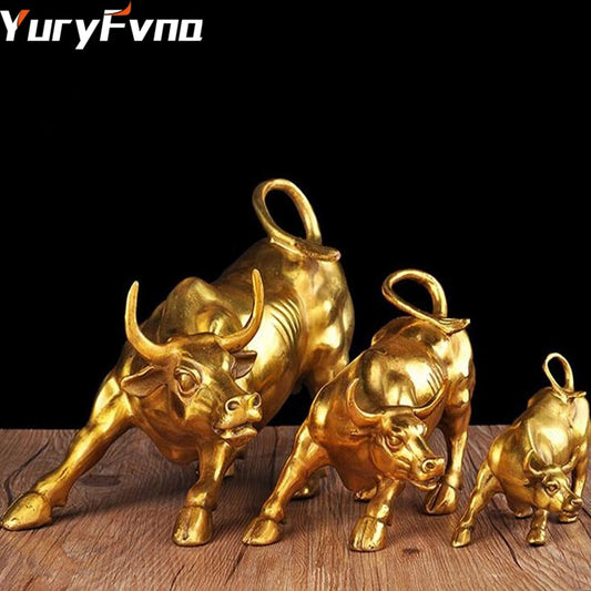 Unleash the Bull Power! Copper-crafted bull figurines