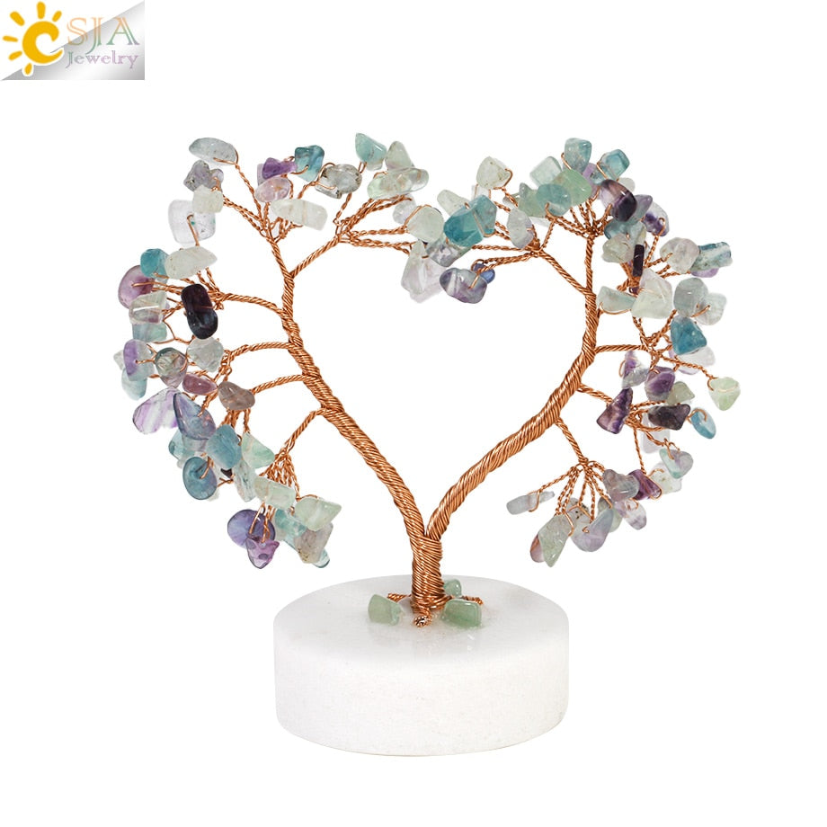 7 Chakra Natural Crystal Tree