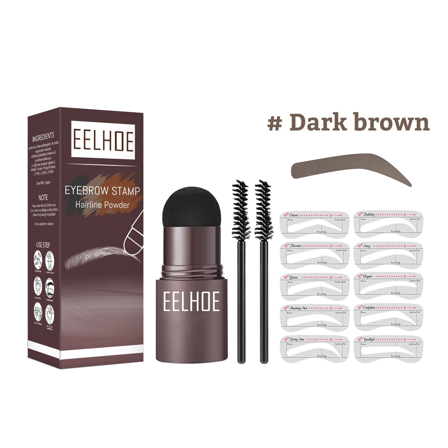 Flawless Brows Made Easy: One Step Eyebrow Stamp Shaping Kit