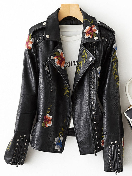 Women Faux Soft Leather Jacket