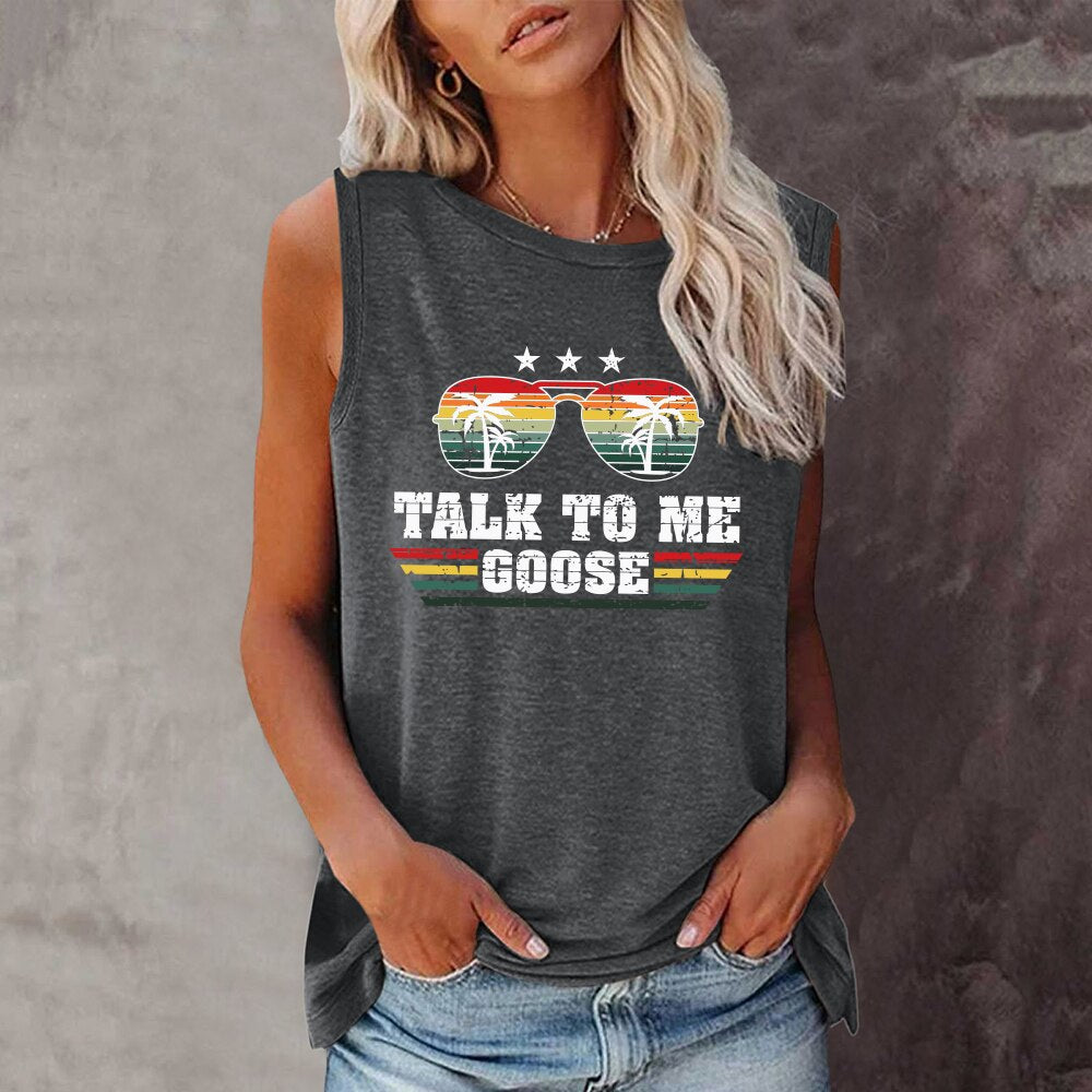 "Talk To Me Goose"  Women's Casual Shirt