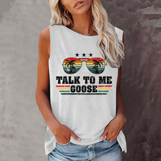 "Talk To Me Goose"  Women's Casual Shirt