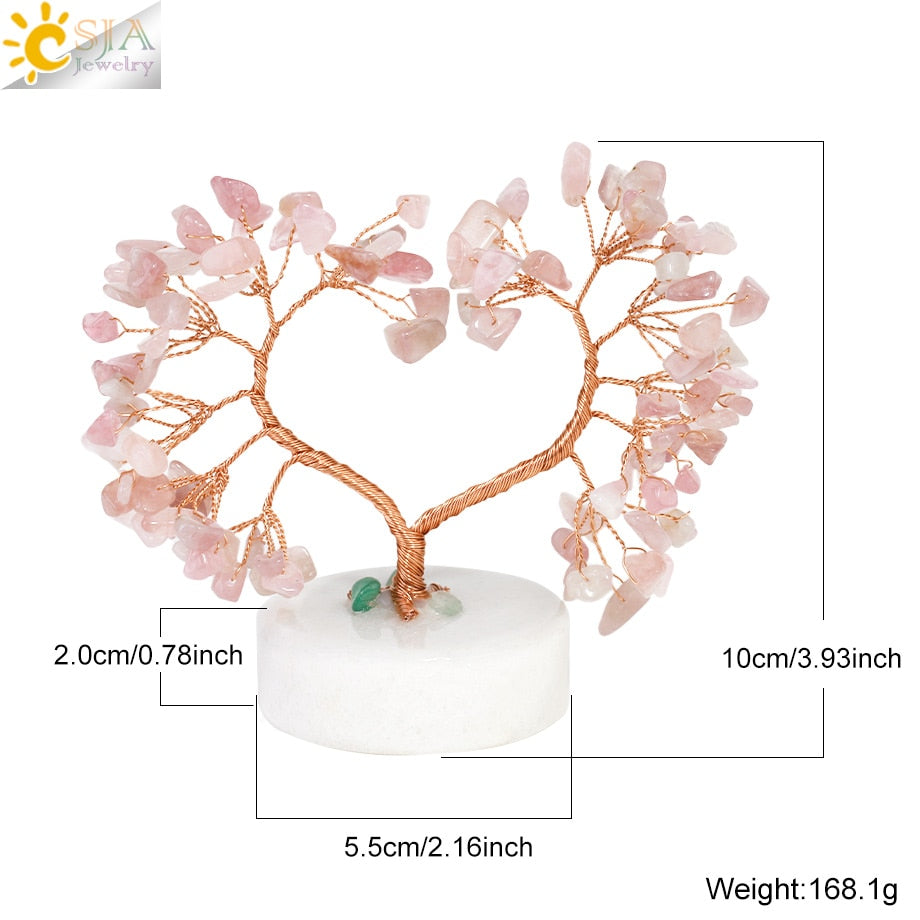 7 Chakra Natural Crystal Tree