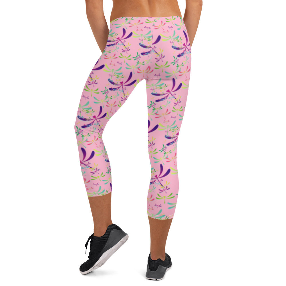 Dragonfly Capri Leggings