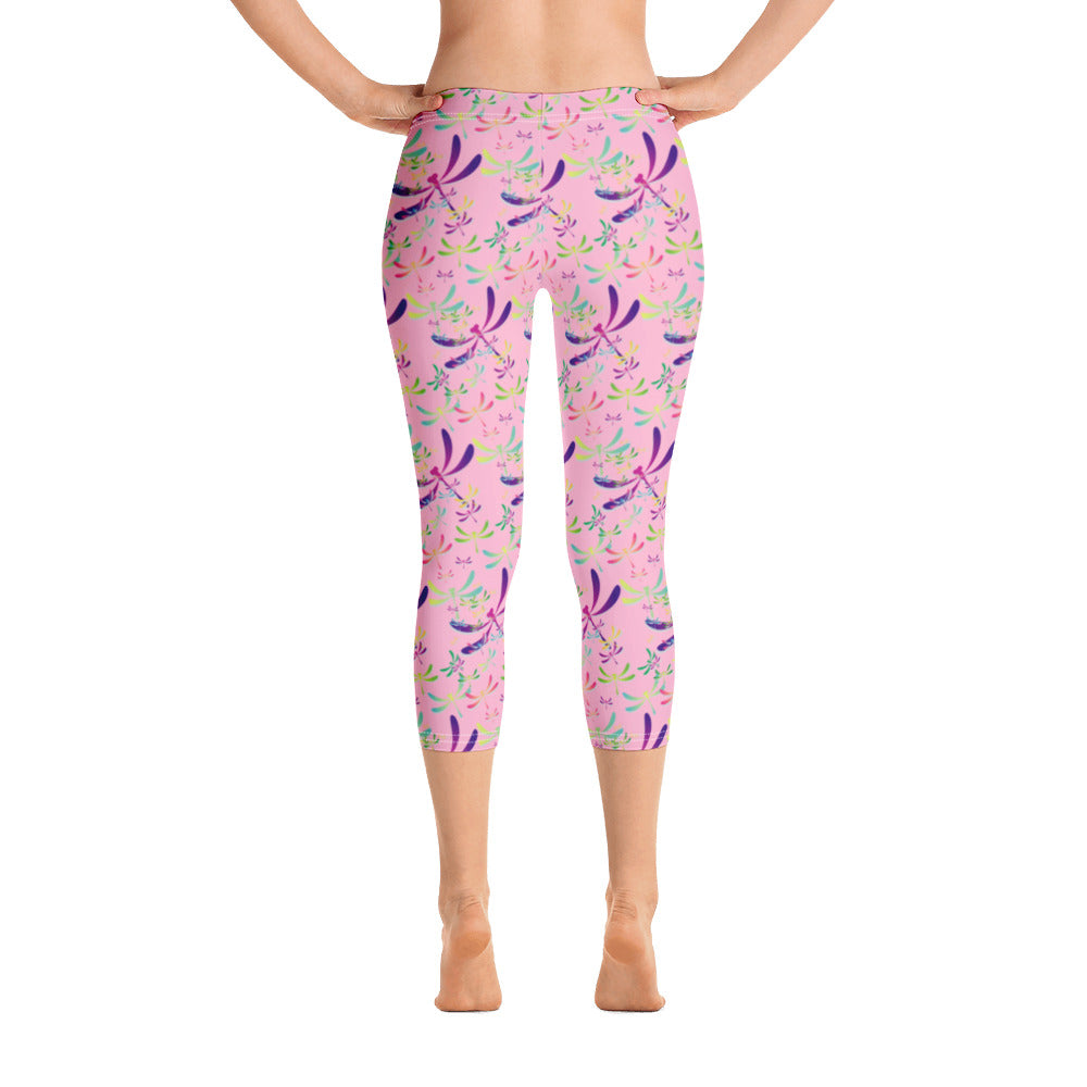 Dragonfly Capri Leggings