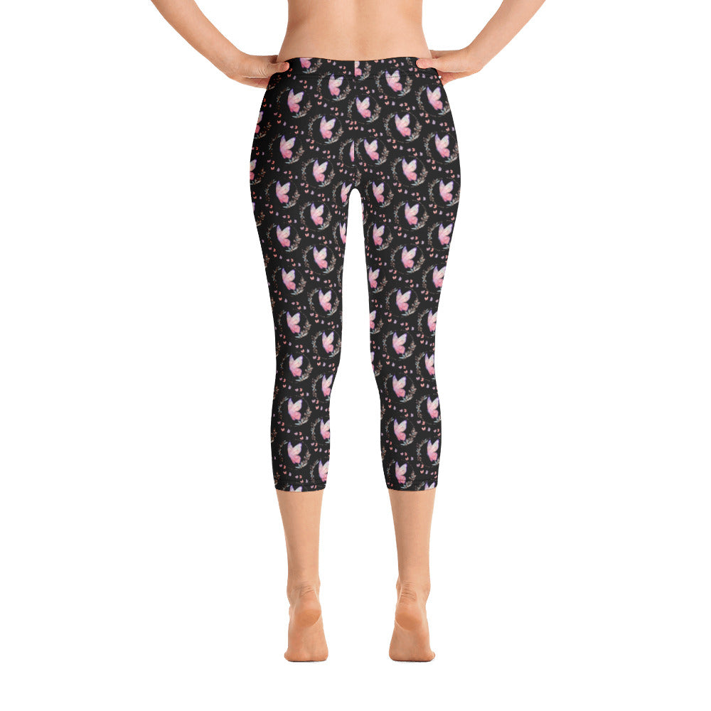 Butterfly Capri Leggings