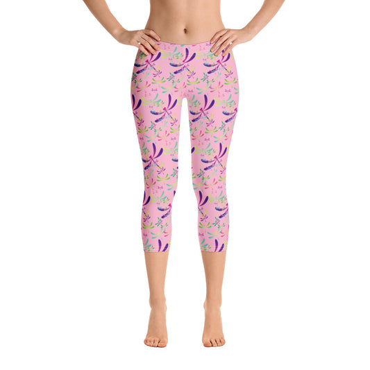 Dragonfly Capri Leggings