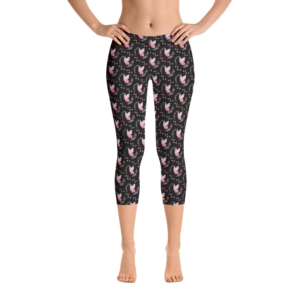 Butterfly Capri Leggings