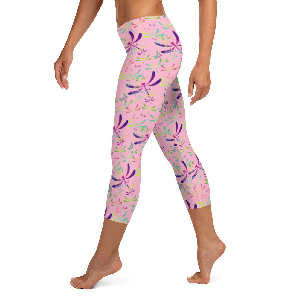 Dragonfly Capri Leggings