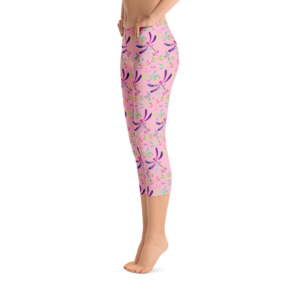 Dragonfly Capri Leggings