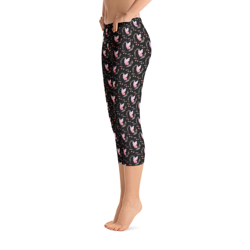 Butterfly Capri Leggings