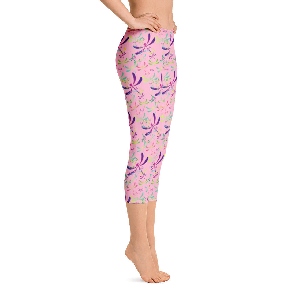 Dragonfly Capri Leggings