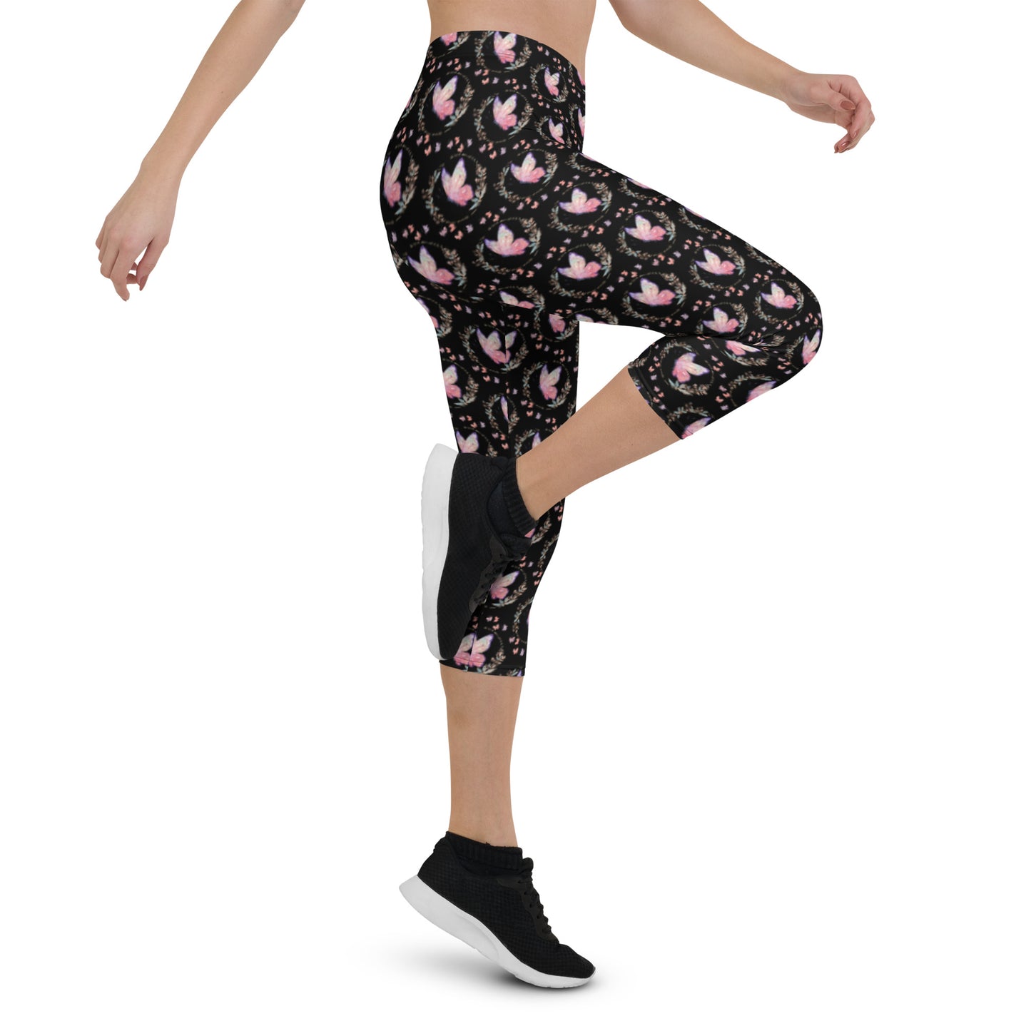 Butterfly Capri Leggings