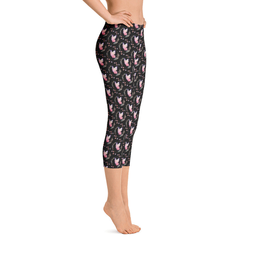 Butterfly Capri Leggings