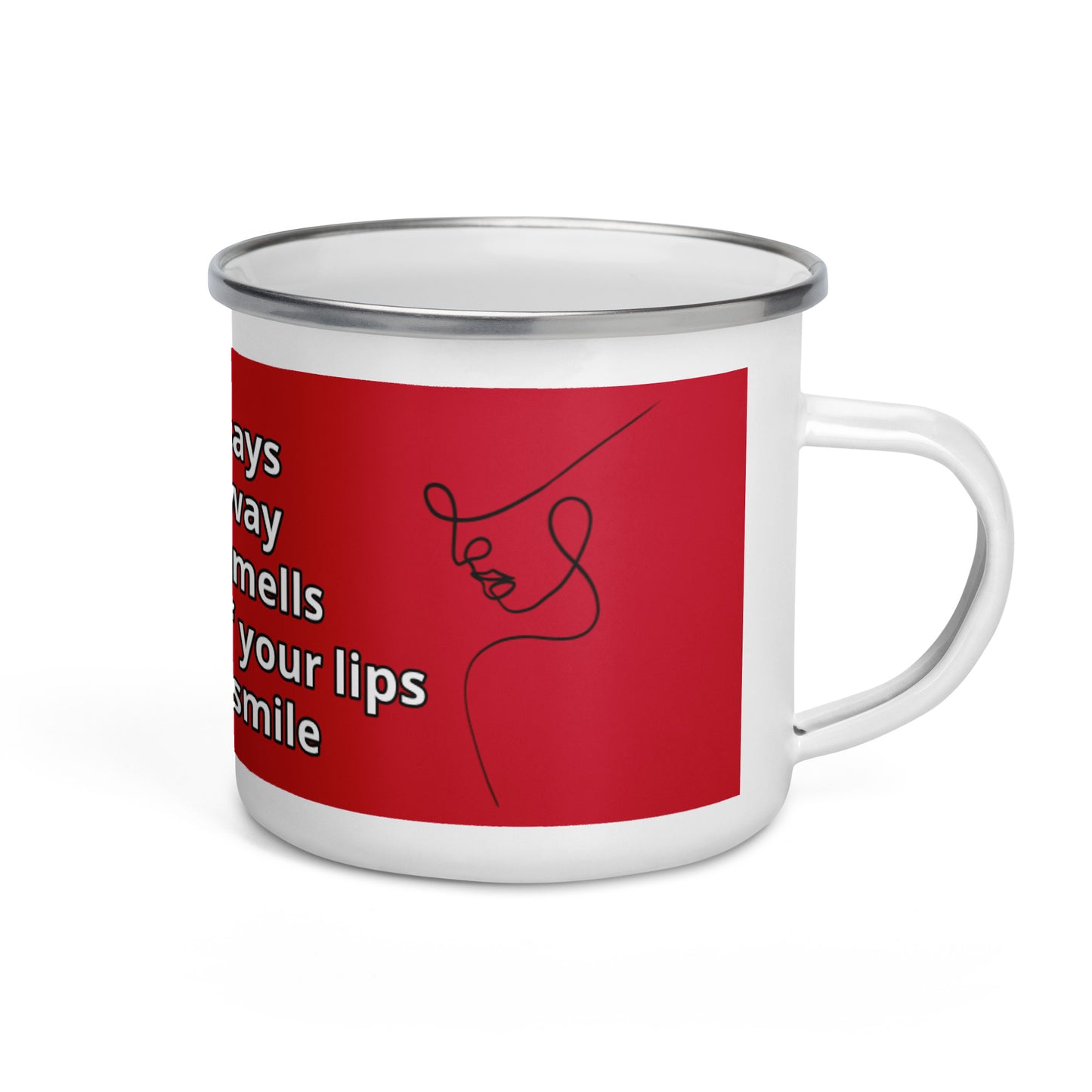 I Love You Enamel Mug