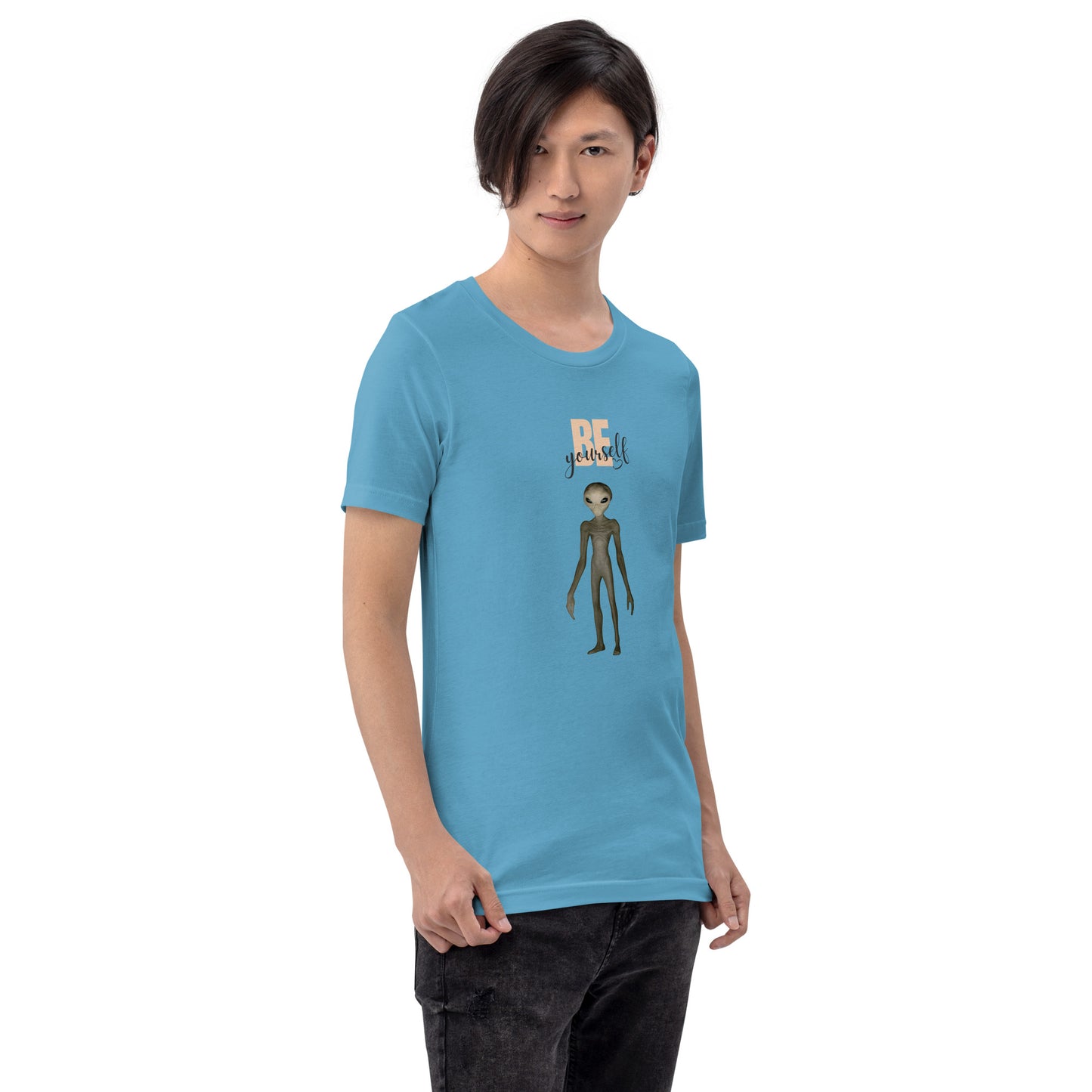 "Be Yourself" Alien Unisex t-shirt